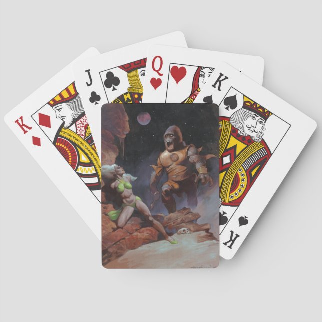 Jeu De Cartes Ape Astronaut Poker Deck (dos)
