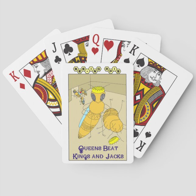 Jeu De Cartes Api cartes d'Abeille-ing "de rois" jeu de (dos)