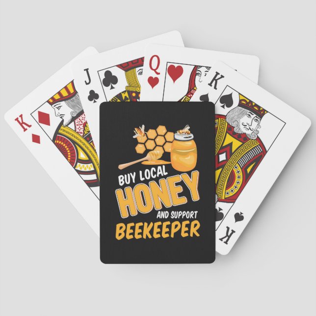Jeu De Cartes Apiculteur Acheter Du Miel Local Et Soutien Apicul (dos)