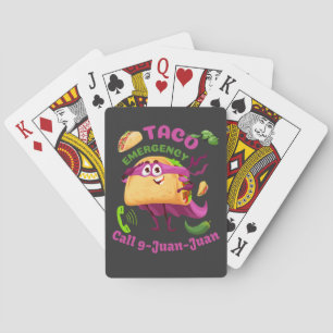 Jeu De Cartes Appel d'urgence Taco 9 Juan Juan Mexicain