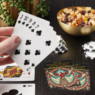 Jeu De Cartes Appel radieux de Jésus au ciel