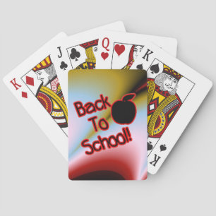 Jeu De Cartes Apple et retour à l'école -