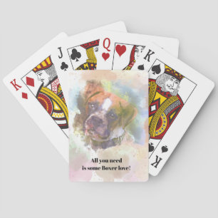 Jeu De Cartes Aquarelle Chien