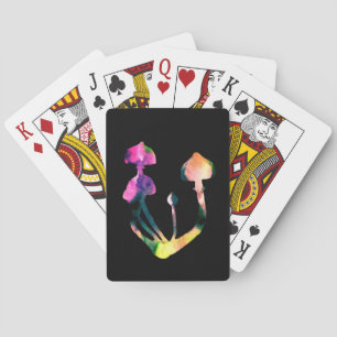 Jeu De Cartes Aquarelle de champignons magiques