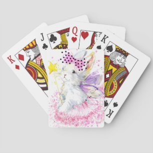Jeu De Cartes Aquarelle Lapin Fairy