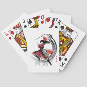 Jeu De Cartes Aquarelle Mulan Sword Art