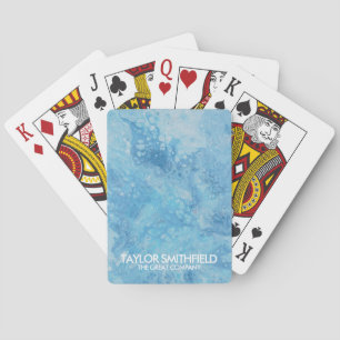 Jeu De Cartes Aquarelle océanique