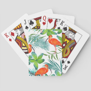 Jeu De Cartes Aquarelles : motif vintage sans soudure.