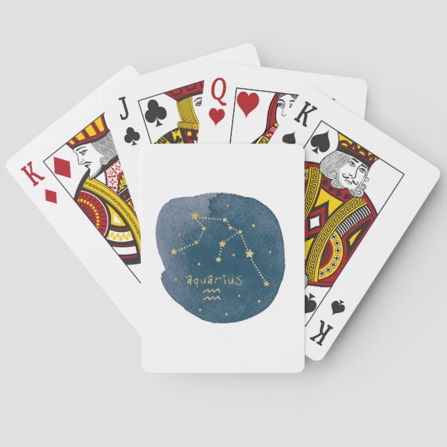 Jeu De Cartes Aquarius (dos)