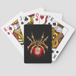 Jeu De Cartes Araignée en vapeur noire