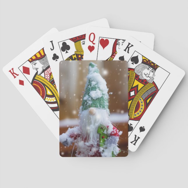 Jeu De Cartes Arbre de Noël Gnome VI (dos)