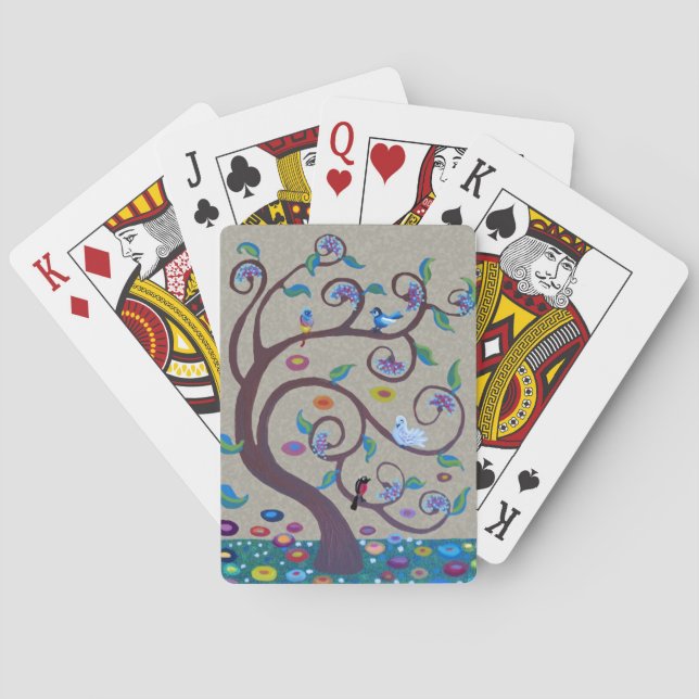 Jeu De Cartes Arbre de vie (dos)