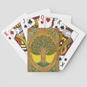 Jeu De Cartes "Arbre de vie celtique - Force, puissance et prote