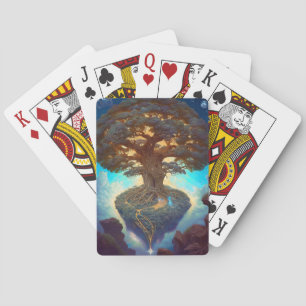 Jeu De Cartes Arbre De Vie L'Art Surréaliste De La Nature