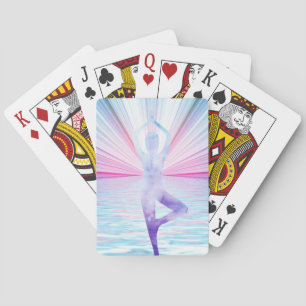 Jeu De Cartes Arbre de vie Méditation Zen Yoga Colours pastel