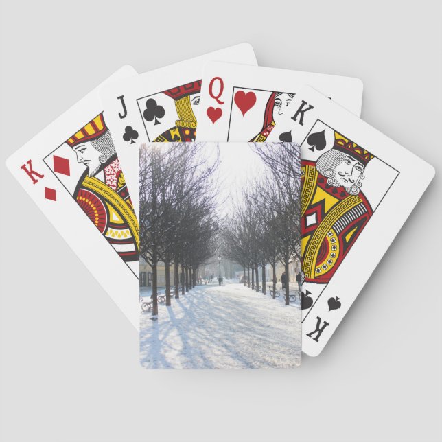Jeu De Cartes Arbre d'hiver à Prague (République Tchèque) (dos)