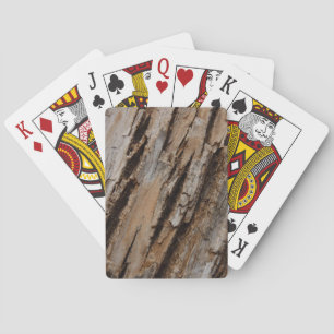 Jeu De Cartes Arbre écorce I Abstrait naturel texturé