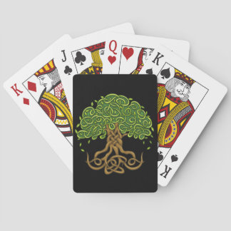 Jeu De Cartes Arbre noir et rouge des cartes de jeu de la vie
