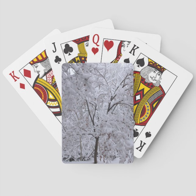 Jeu De Cartes Arbres à neige (dos)