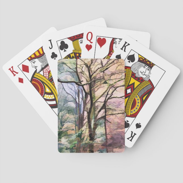 JEU DE CARTES ARBRES D'AUTOMNE (dos)