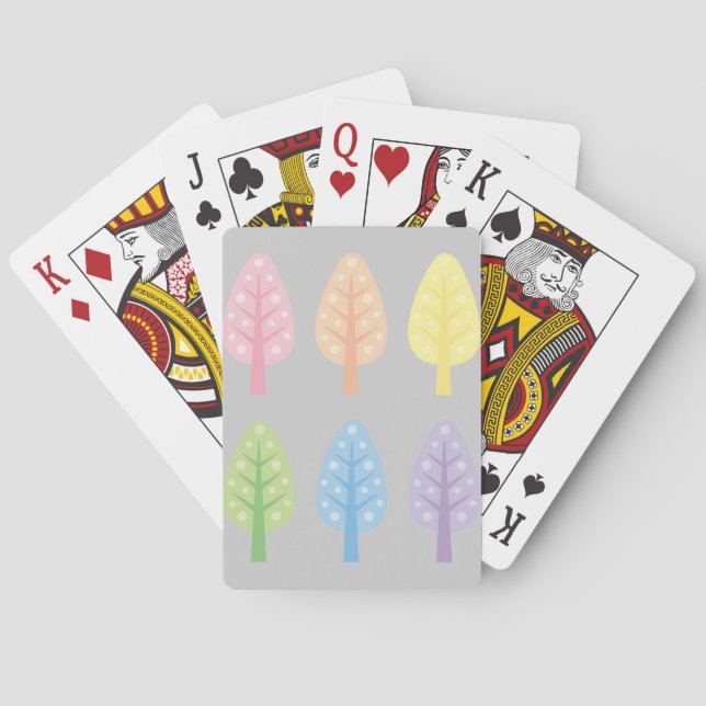 Jeu De Cartes Arbres lunaires (dos)