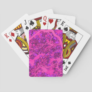 Jeu De Cartes Arbres roses colorés