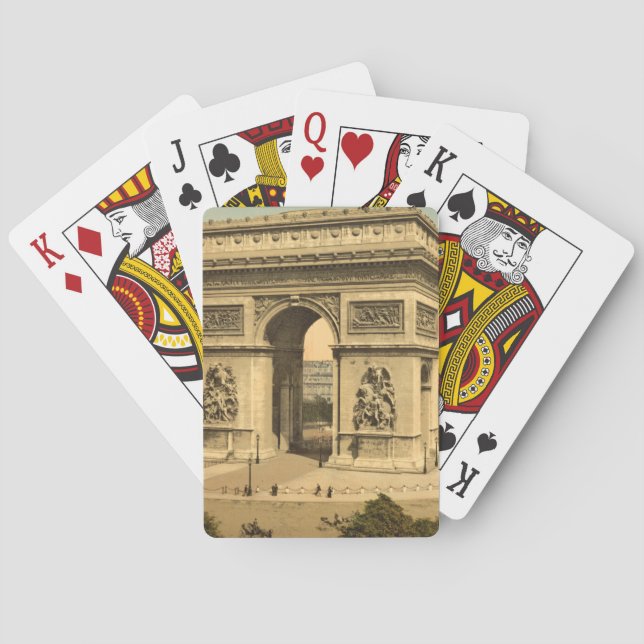 Jeu De Cartes Arc de Triomphe, Paris, France (dos)