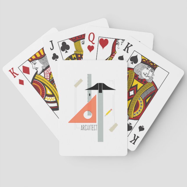 Jeu De Cartes Architecte (dos)