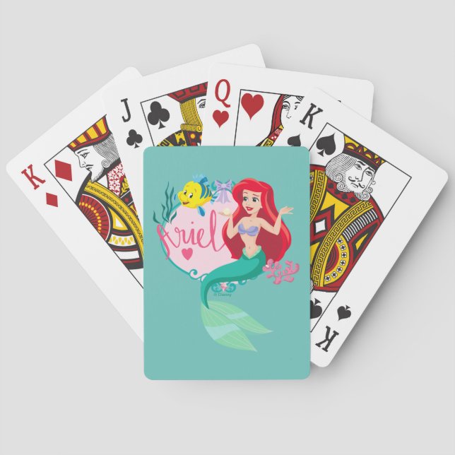 Jeu De Cartes Ariel avec le nom du flet graphique (dos)