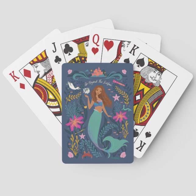 Jeu De Cartes Ariel va au-delà de la surface (dos)