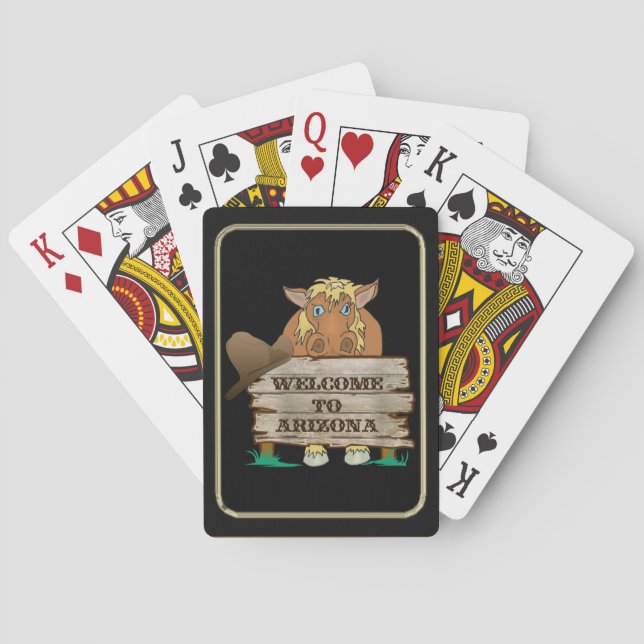 Jeu De Cartes Arizona Affiche de bienvenue Jouer des cartes (dos)
