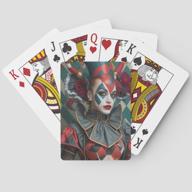 Jeu De Cartes Arlequin (dos)