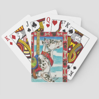 Jeu De Cartes Arlequin grand chien Danois Carousel Art
