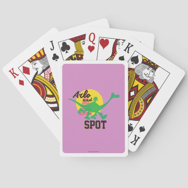 Jeu De Cartes Arlo Et Spot Sunset (dos)