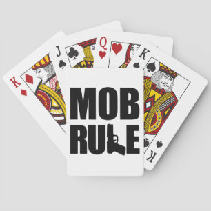 Jeu De Cartes Arme à main de règle de la foule