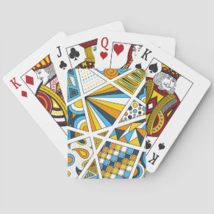 Jeu De Cartes AroAce Pride Zen Doodle Sunset Drapeau Moderne Abs