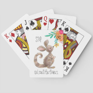 Jeu De Cartes Arrêtez et sentez les Fleurs Cartes de Jeu Classiq