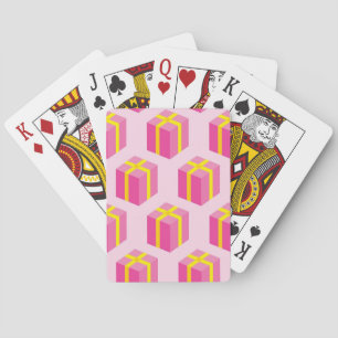 Jeu De Cartes Arrière - plan avec des cadeaux