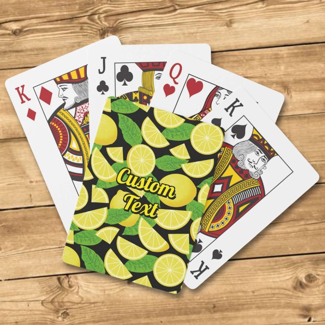 Jeu De Cartes Arrière - plan citron (Créateur téléchargé)