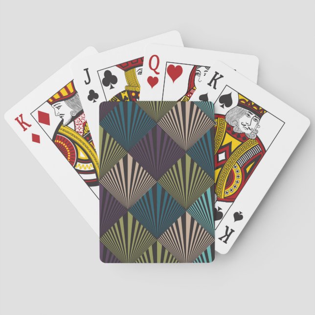 Jeu De Cartes Arrière - plan d'art de bruit (dos)
