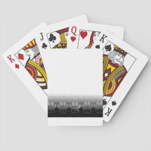 Jeu De Cartes Arrière - plan De Dégradé Des Pont Noir Et Blanc
