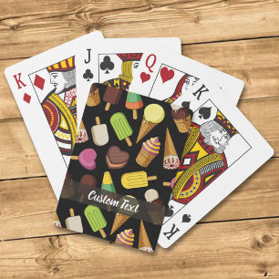Jeu De Cartes Arrière - plan de glace