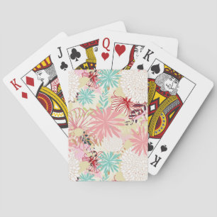 Jeu De Cartes Arrière - plan floral 4