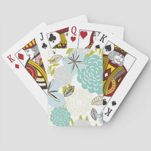 Jeu De Cartes Arrière - plan floral 5