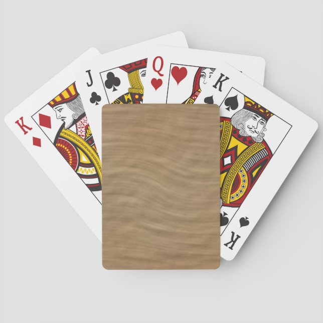 Jeu De Cartes Arrière - plan naturel Tan Sandstone Look (dos)