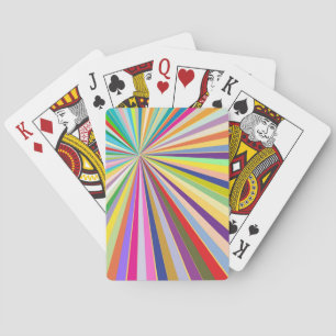 Jeu De Cartes Arrière - plan rayé frais