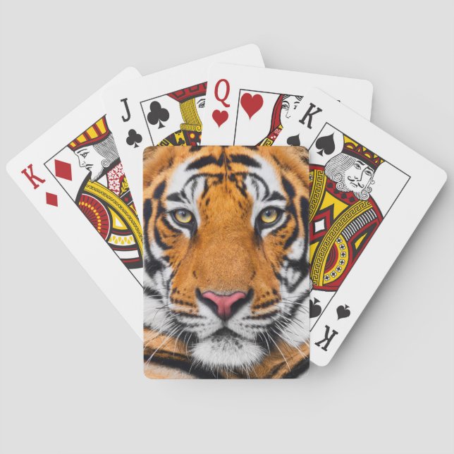 Jeu De Cartes Arrière - plan Tiger Face (dos)
