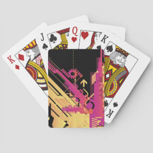 Jeu De Cartes Arrière - plan tramé technique 7