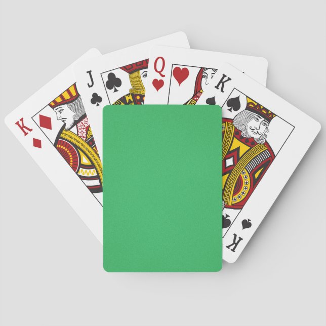 Jeu De Cartes Arrière - plan vert tendance (dos)