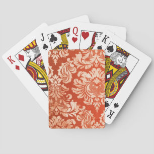 Jeu De Cartes Arrière - plan vintage floral de papier peint
